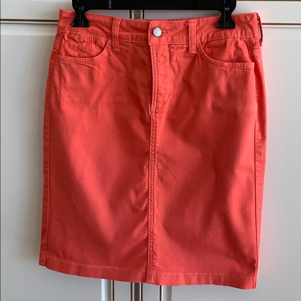 NYDJ pencil skirt in orange